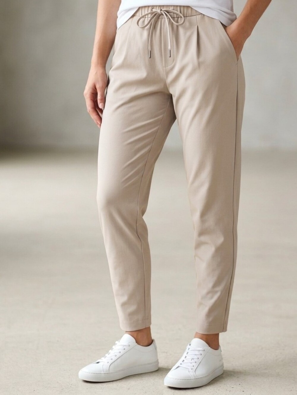 Revamped Beige/Tan Joggers